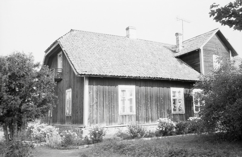fotonegatiiv, Viljandimaa, Toomesoo koolimaja, 1965, foto A. Kiisla