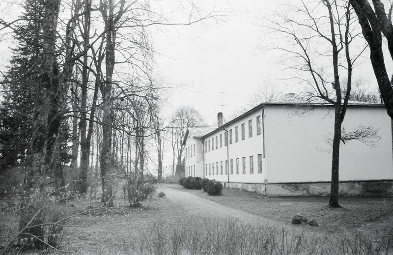 negatiiv, Viljandimaa, Sürgavere koolimaja 1965 F A.Kiisla