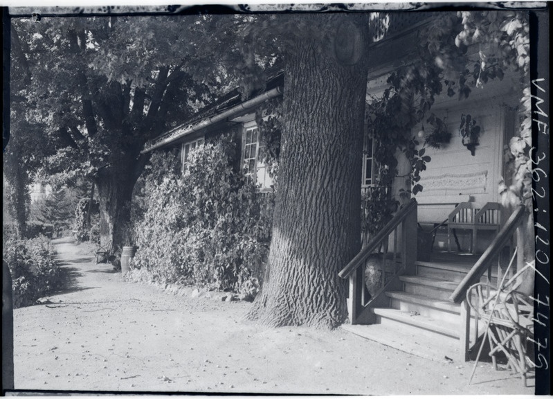 fotonegatiiv Viljandi, Schoeleri aed, maja 1938 F T. Parri
