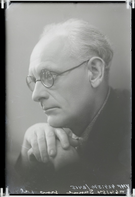 fotonegatiiv, August Sunne, näitleja, 1936, foto J. Riet