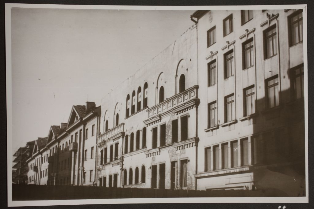 Building of the state archive Maneeži Street/ Building of State Archives in Maneeži St. Tallinn, Estonia 1943-1945