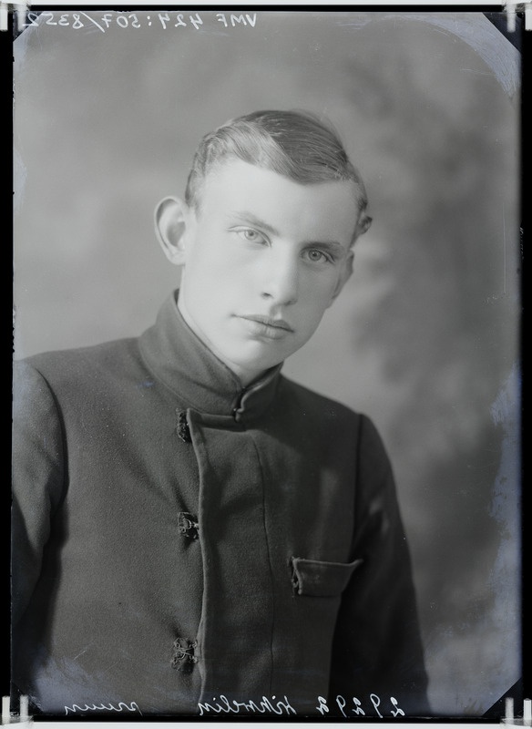 fotonegatiiv, Karl Vihvelin, 1919, foto J. Riet