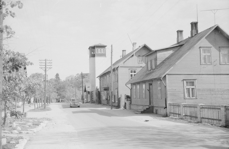 fotonegatiiv, Viljandimaa, Suure-Jaani, Pärnu tn, 1966, foto A. Kiisla