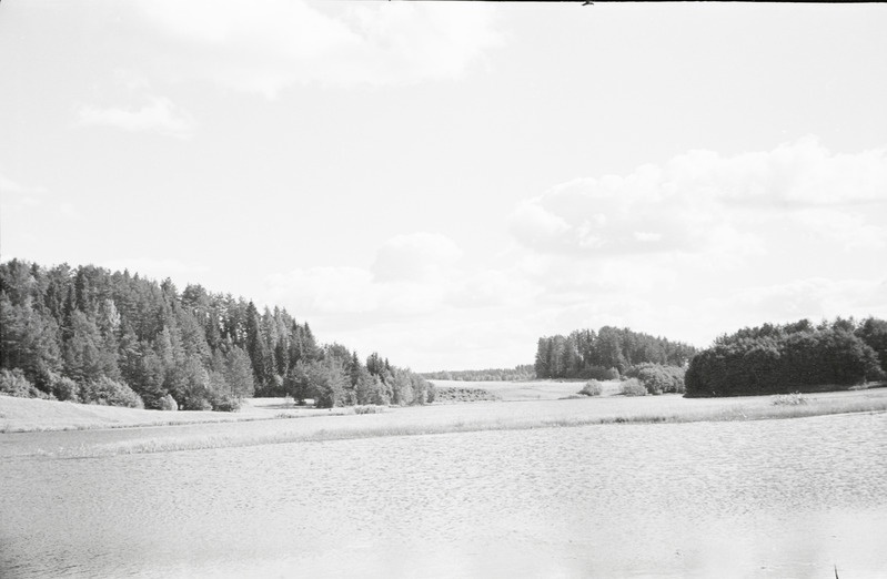 fotonegatiiv, Viljandimaa, Ainja järv, 1965, foto A. Kiisla