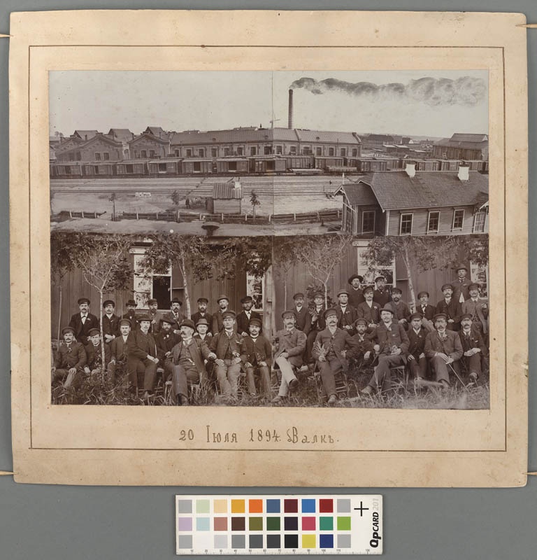 Valga raudteetöökodade tislerid, vaade töökodadele