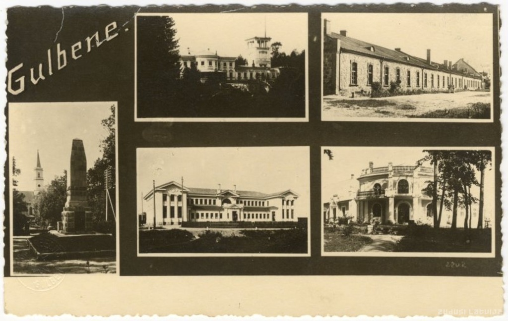 Gulbene. Kolāža