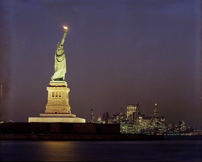 [statue of Liberty at Night]  similar photo