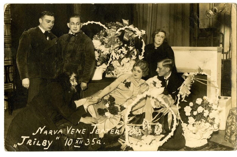 Näitetrupp pärast etendust Trilby