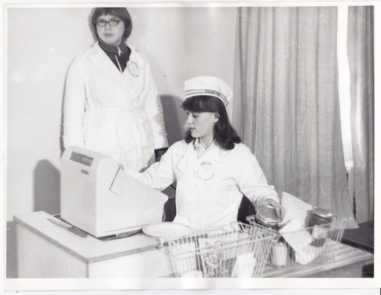 Kutseõppekeskus №23. Õpilased tootmispraktikas. 1982.a.