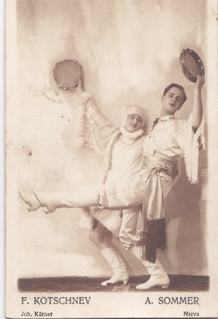 Elfriide Kotšnev ja Arthur Sommer laval