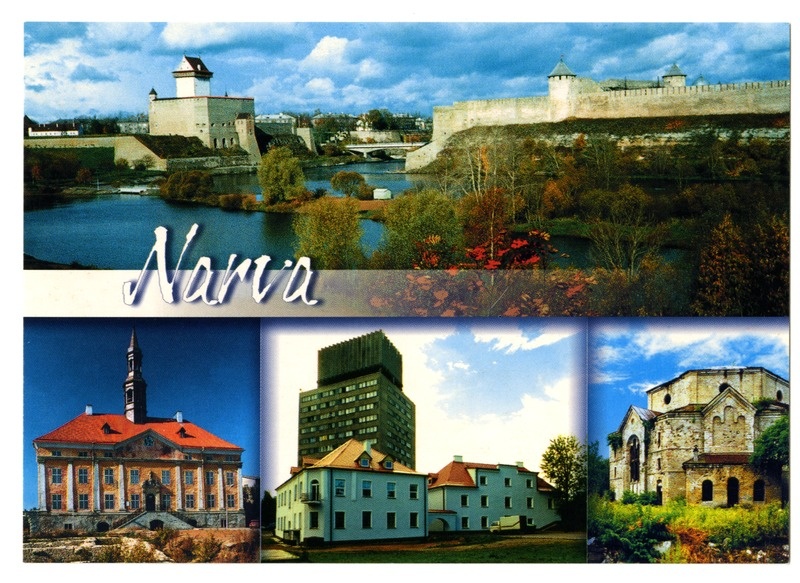 Narva. Fotomontaaž. 4 linnavaadet. 2007