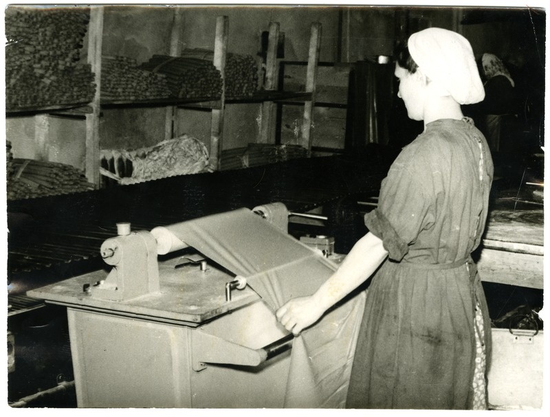 Kreenholmi manufaktuur, Vana ketrusvabrik. Brakeerimistsehh. 1950.aastail