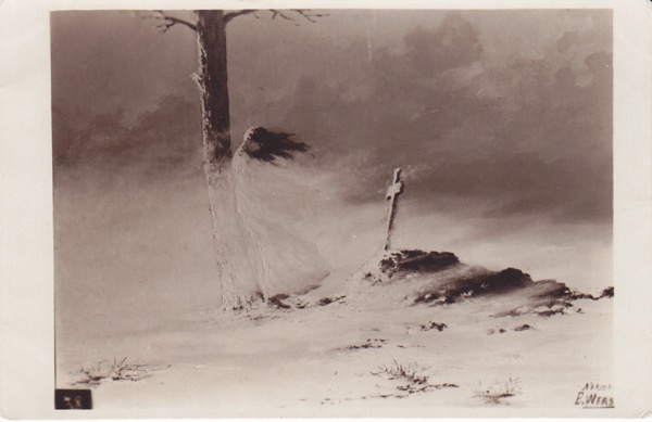 Postkaart. Ed. Werber. Meeleheide