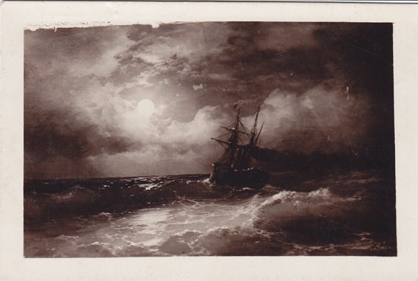 I. Aivasovski. Maru Mustal merel