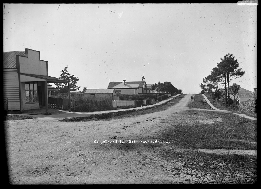 View of Gladstone Road, Northcote, Auckland