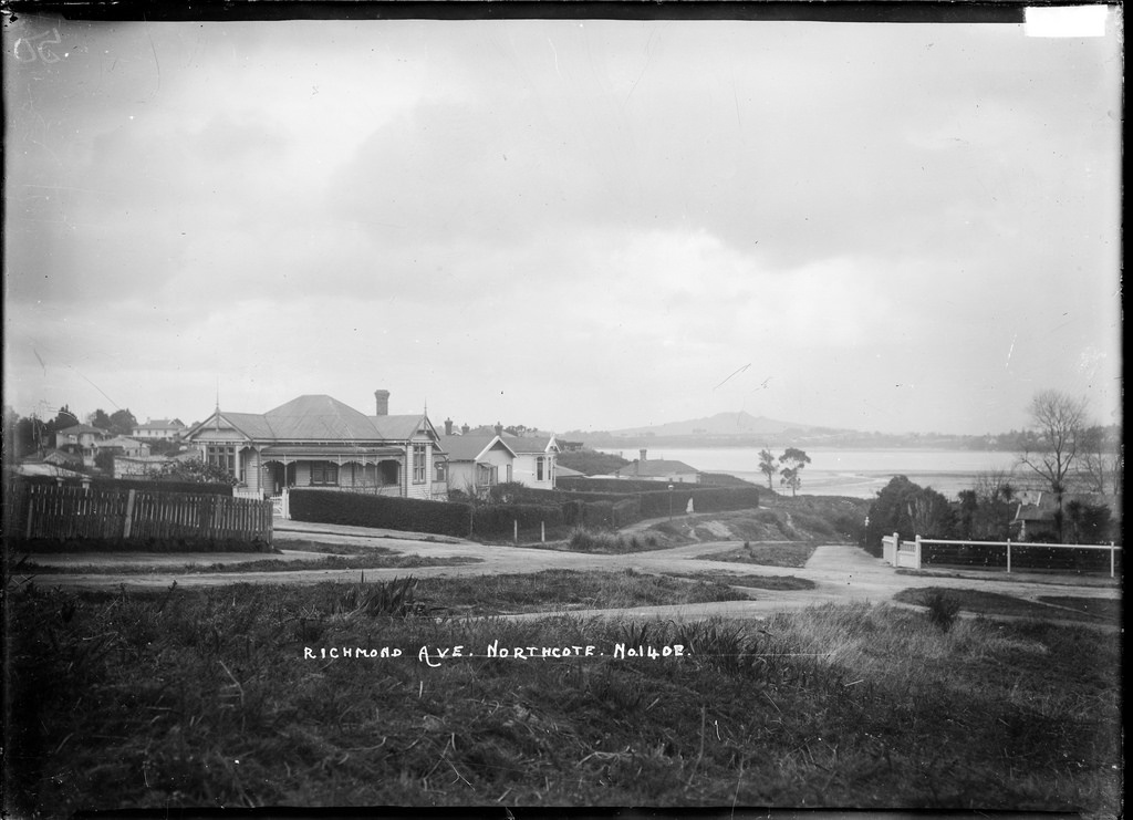 View of Richmond Avenue, Northcote, Auckland