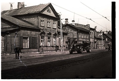 Pärnu mnt., in front of the house number. 76  similar photo