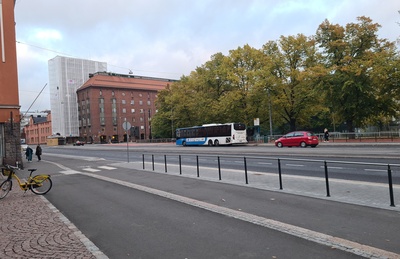 Katunäkymä Hämeentieltä rephoto