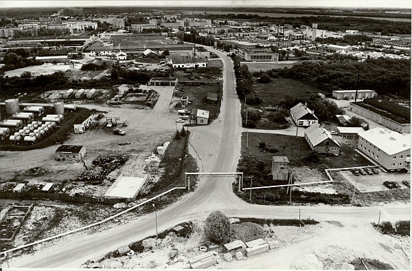 Photo, view Paidele from the end of the boiler hustle in the 1990s.