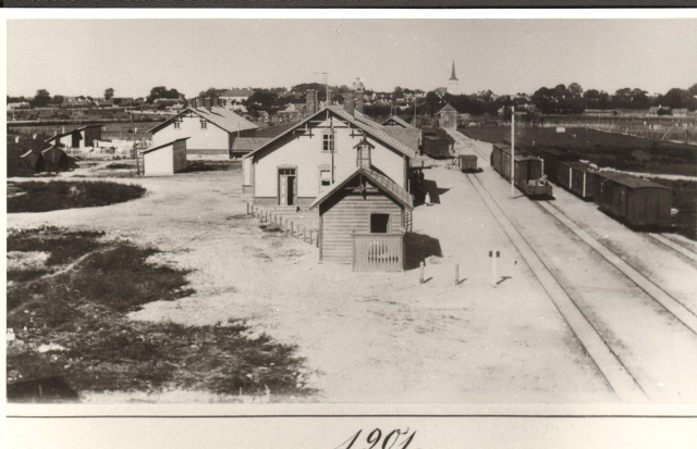 Photocopy, Paide Railway Station 1901.
