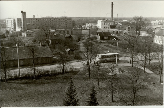 Photo view on Pärnu Street Paides 1985