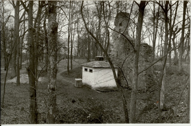 Photo Paide Vallimäe ruins 1985