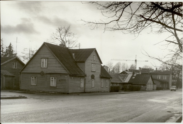 Photo view on Pärnu Street Paides 1986