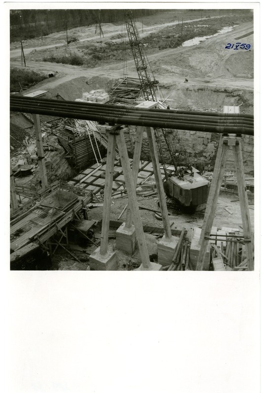 Balti Soojuselektrijaama ehitus. Tuhaeemaldamise trass