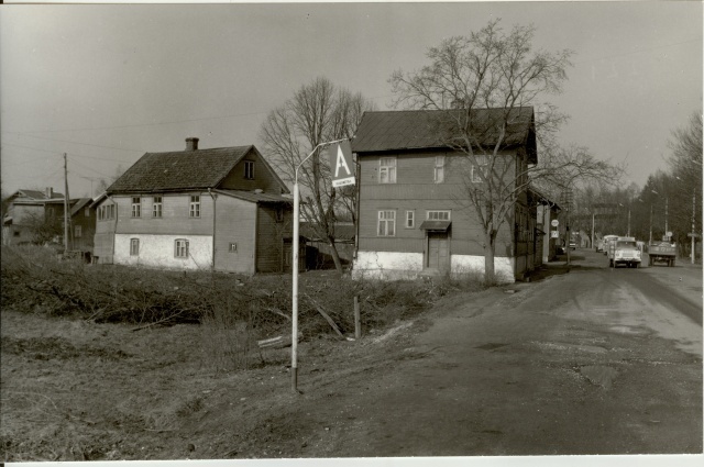 Photo view on Pärnu Street Paides 1985