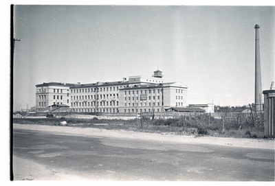 Tallinn, compression industry "Kalev" construction of a new building on Pärnu highway.  similar photo