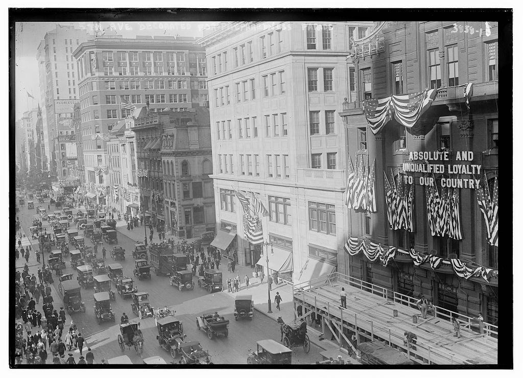 5th Ave. decorated for Preparedness Parade (Loc)