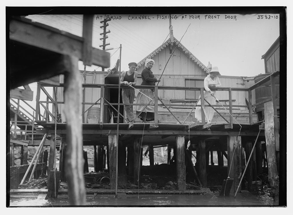 At Broad Channel -- fishing at your front door (Loc)