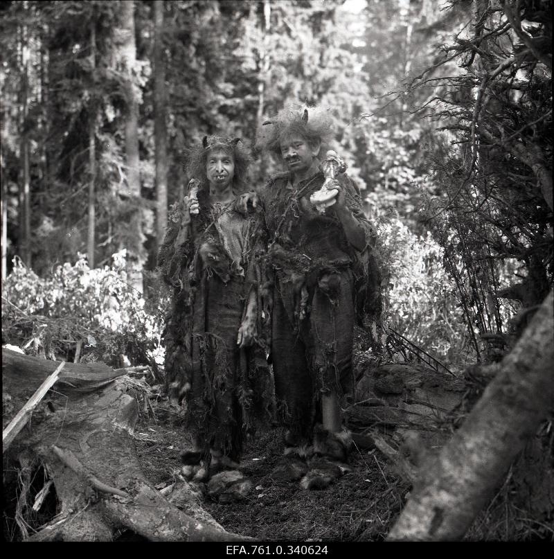 Stuudio "Tallinnfilm" muusikaline lastefilm "Nukitsamees" filmivõtted. Tölpa - Urmas kibuspuu ja Mõhk - Tõnu Kark.