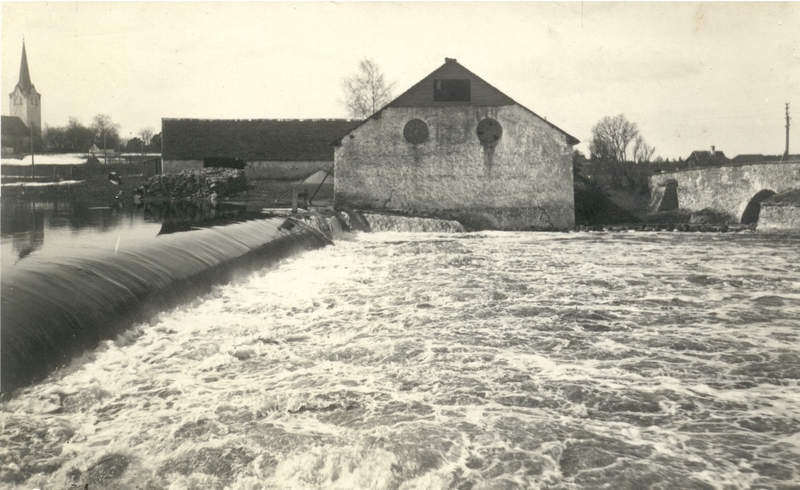 View of Keila Waterwater and Steel Bridge