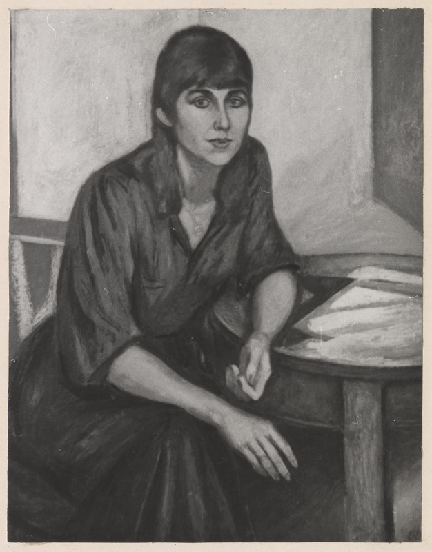 Nikolai Guli maalitud "Sirje Helme portree"