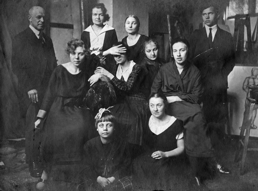 Nikolai Triik oma õpilastega