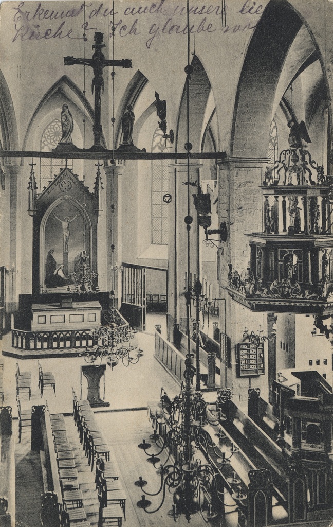 Reval : the inside of St. Nikolai Church