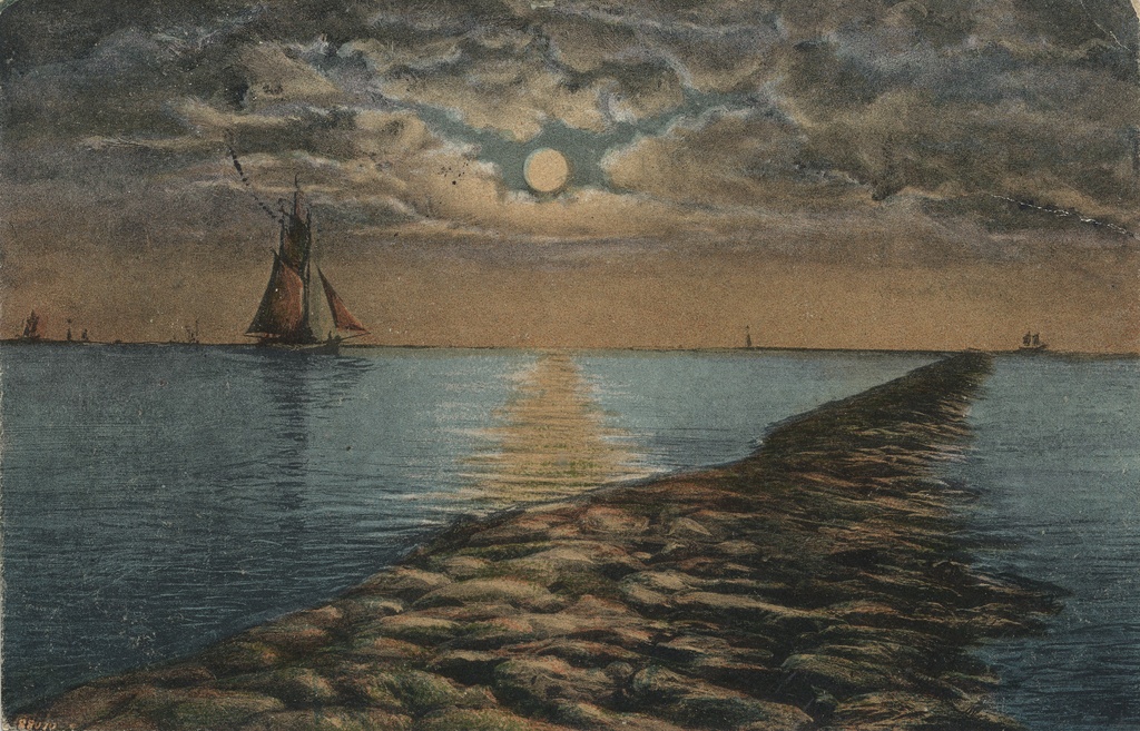 Pernau : View to the sea = Pärnu wade to the sea
