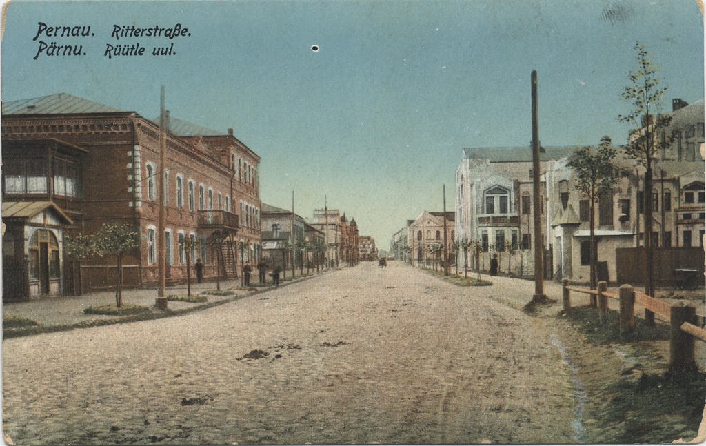 Pernau : Ritterstraße = Pärnu : Rüütle uul.