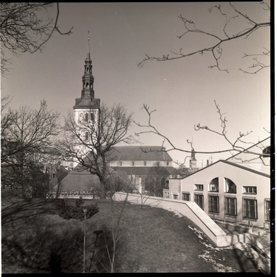 Tallinn. Vaade Kiek in de Köki juurest Niguliste kirikule  similar photo