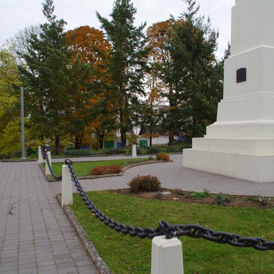 Rakvere, vaade Vabadussõja monumendi lähistelt. rephoto