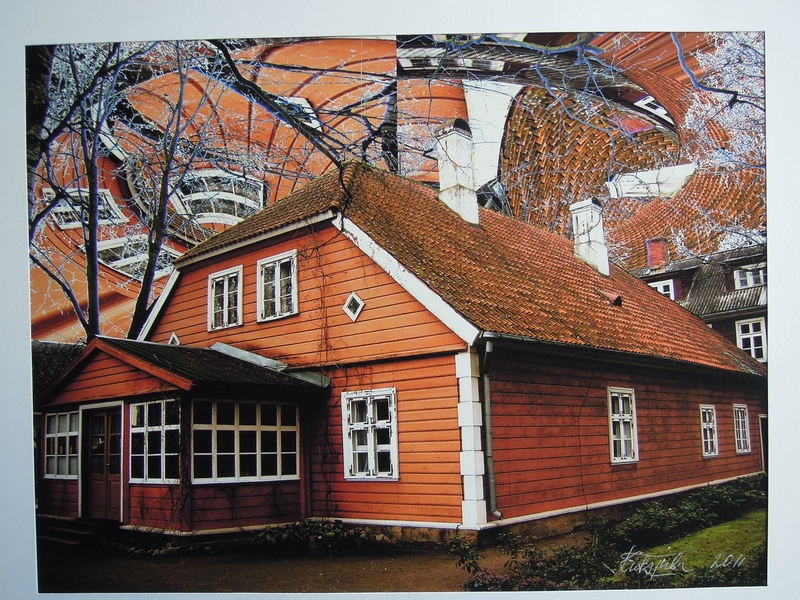 Foto (digigraafika). Dr. Fr. R. Kreutzwaldi Memoriaalmuuseum, Kreutzwaldi elumaja. Võru, 2011.