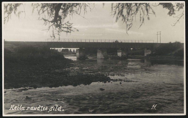 Keila jõgi raudteesillaga