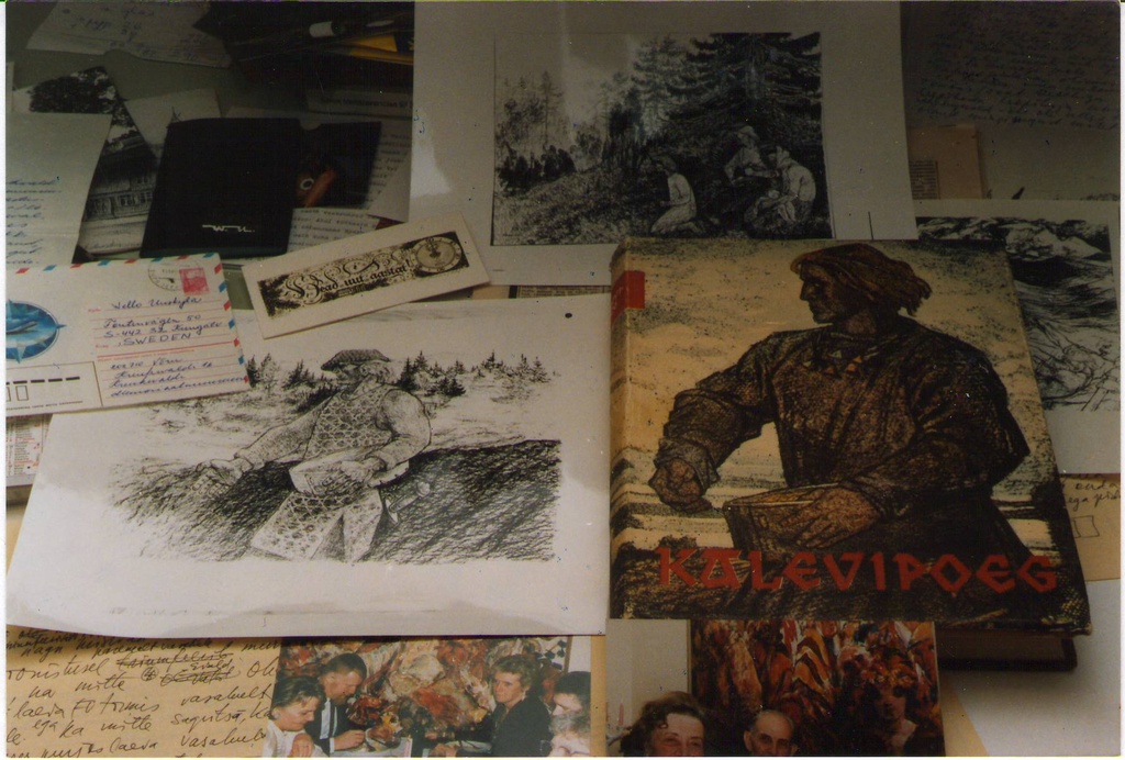 Foto. Wello Uuskyla töölaud.