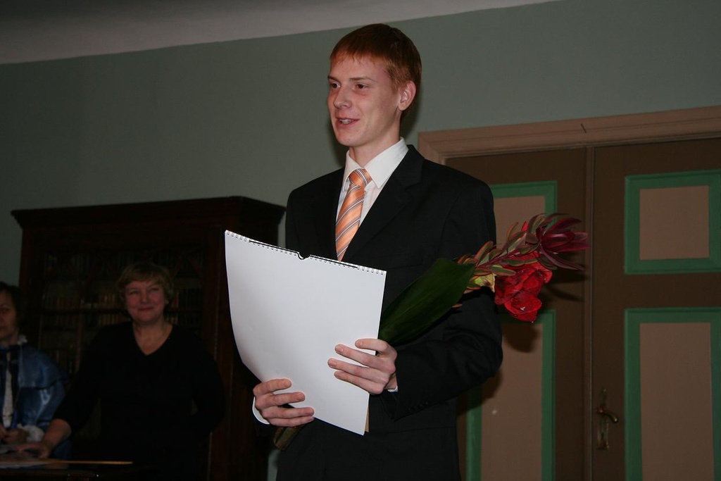 Foto. Kreutzwaldi mälestuspäev. Kristen Veibri. Võru, 14.12.2009.