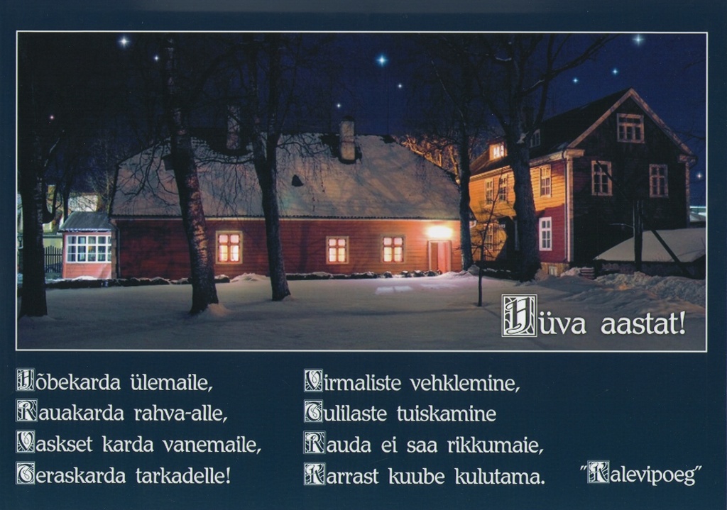 Foto. Dr. Fr. R. KREUTZWALDI MEMORIAALMUUSEUMI õuepoolne vaade. Võru, 2009.