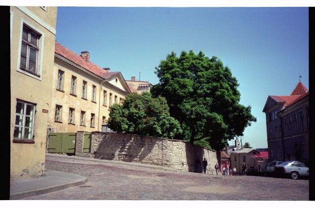 Toompea, the beginning of Pika's foot in Tallinn Old Town
