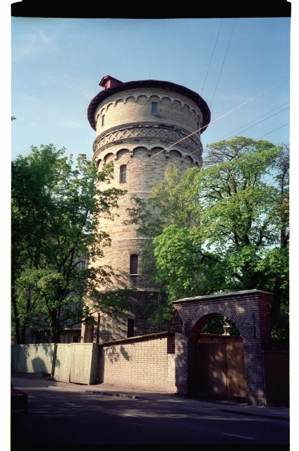 Water tower building in Tallinn, Tõnismäe