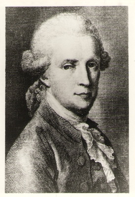 Negatiiv. Johann Georg ZIMMERMANN.  duplicate photo