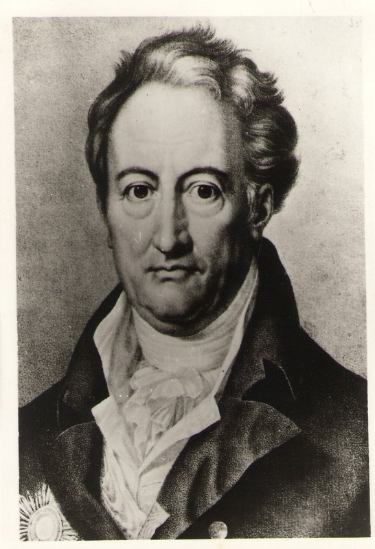 Negatiiv. Johann Wolfgang GOETHE.